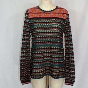 Missoni multicolor green long sleeve crew neck Sweater Size 46/Large/175/96 A